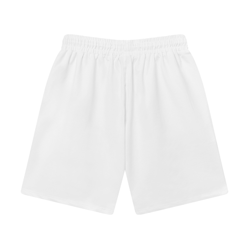 THE NAVIS PATCH SHORTS-WHITE
