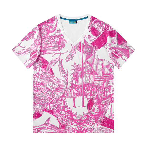 HERITAGE BREAST CANCER AWARENESS TEE-WHITE