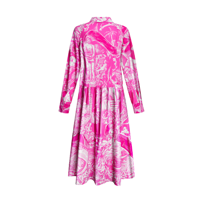 BREAST CANCER BOHO DRESS-PINK – BAHARI BAHAMAS