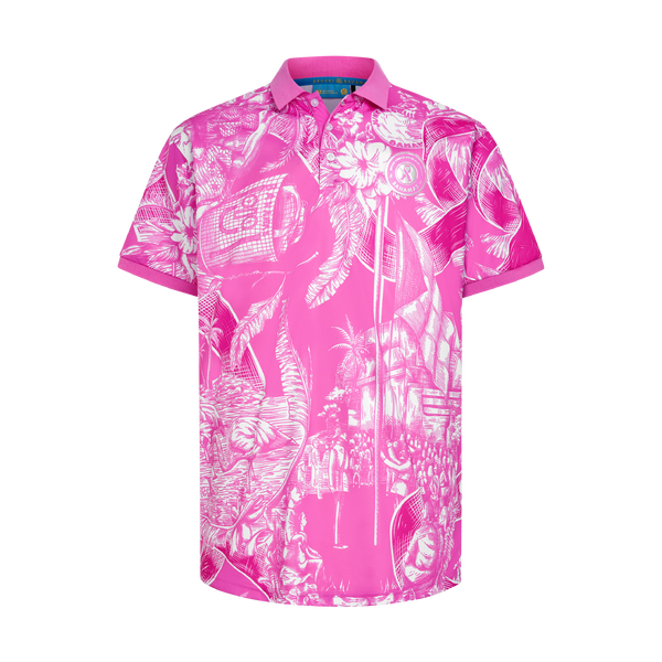 HERITAGE BREAST CANCER AWARENESS POLO-PINK