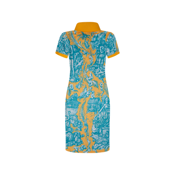 50TH INDEPENDENCE POLO DRESS-GOLD