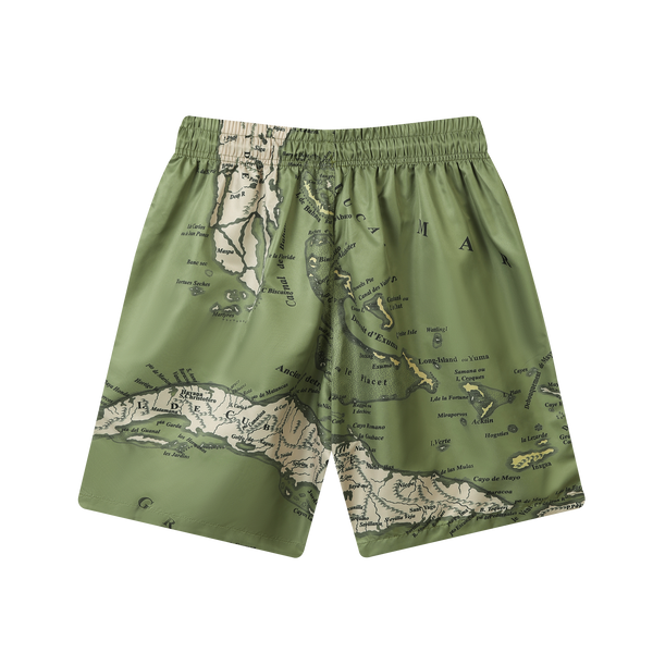 THE CARTE LUCAYOS SHORTS- OLIVE