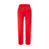 THE MONOGRAM TRACK PANTS-RED