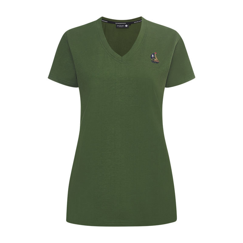 THE CLASSIC WOMEN'S TEE- ARMY GREEN