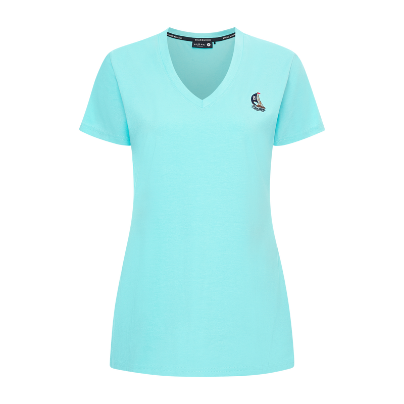 THE CLASSIC WOMEN'S TEE- QUENCH BLUE