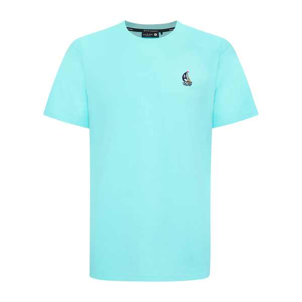 THE CLASSIC MEN'S TEE- QUENCH BLUE