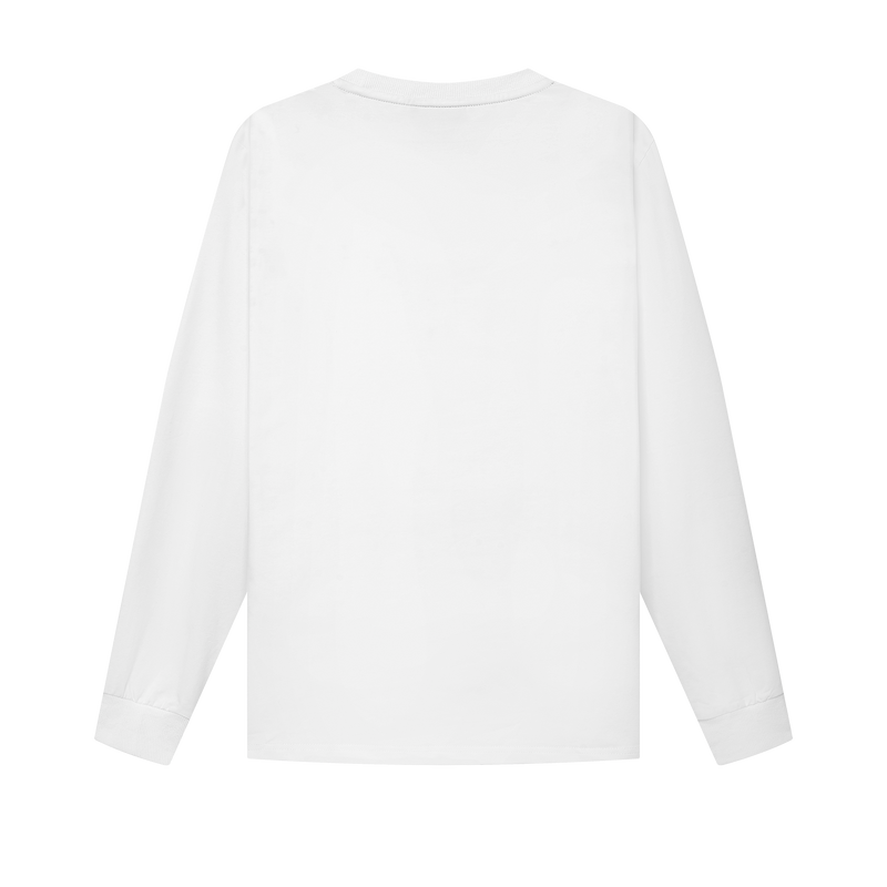 THE INSIGNIA PULLOVER TEE- WHITE