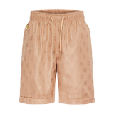 THE MONOGRAM CARGO PANTS- TAUPE