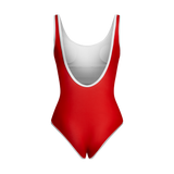 THE NAVIS SWIMSUIT-RED