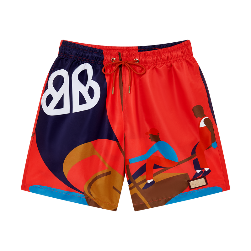 THE NAVIS SHORTS- RED