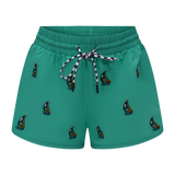 THE WOMEN'S CLASSIC SWIM SHORTS-FOREST
