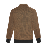 THE HOUNDSTOOTH JACKET-BROWN