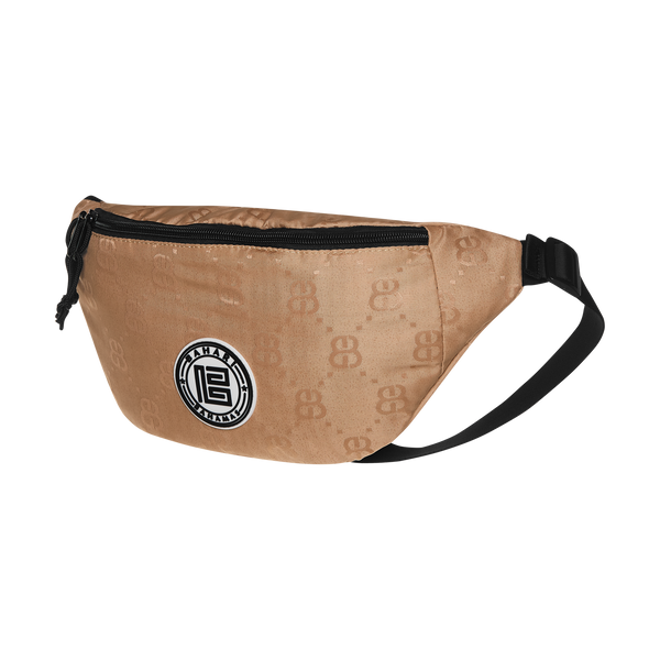 MONOGRAM FANNY PACK-TAUPE